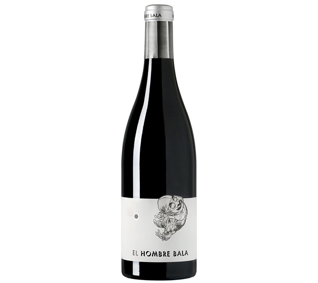 Vino tinto El hombre bala